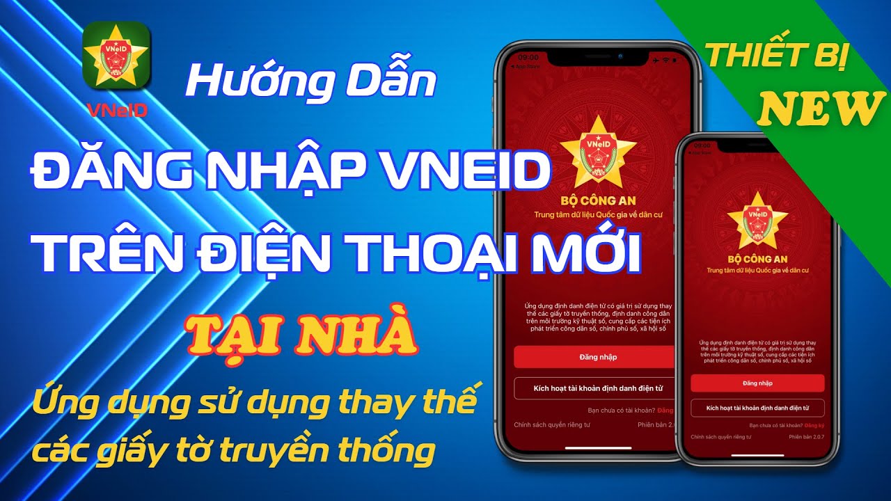 8 BƯỚC VÀO LẠI TÀI KHOẢN ĐỊNH DANH ĐIỆN TỬ TRÊN THIẾT BỊ MỚ